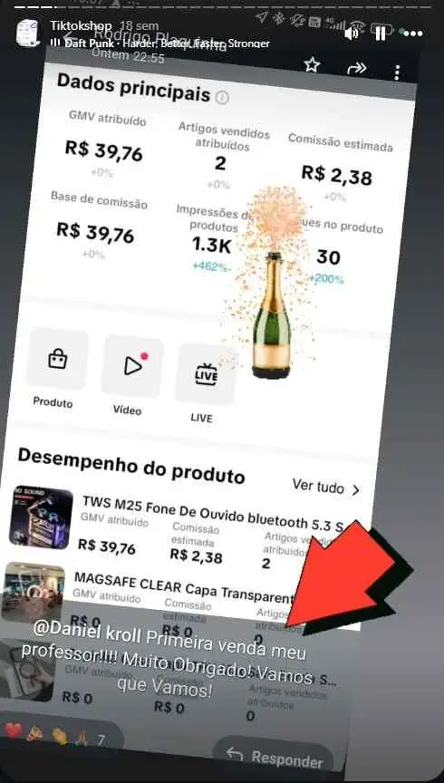 Resultado compartilhado por aluno 4